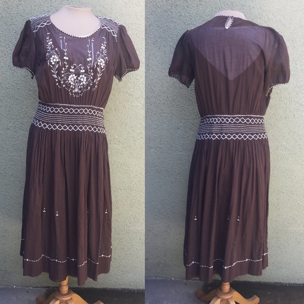 Sweet Girly Smocked Dress